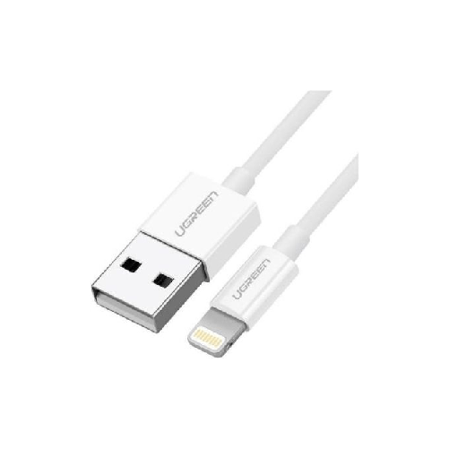 Ugreen-cable-USB-2.0-A-lightning-2m-5V-2.4A-iPhone-7---7plus---6S--6---6-Plus-iPhone-5s-5c-5-iPad-Mini-Mini-2-iPad-1-m-Bianco