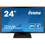 Iiyama ProLite T2452MSC-B1 Monitor PC 60,5 cm (23.8") 1920 x 1080 Pixel Full HD LCD Touch screen Multi utente Nero