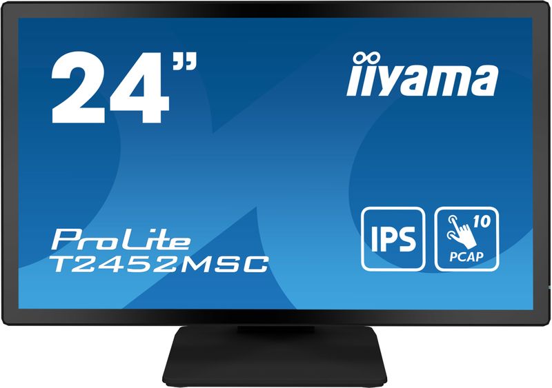 iiyama-ProLite-T2452MSC-B1-Monitor-PC-605-cm--23.8--1920-x-1080-Pixel-Full-HD-LCD-Touch-screen-Multi-utente-Nero