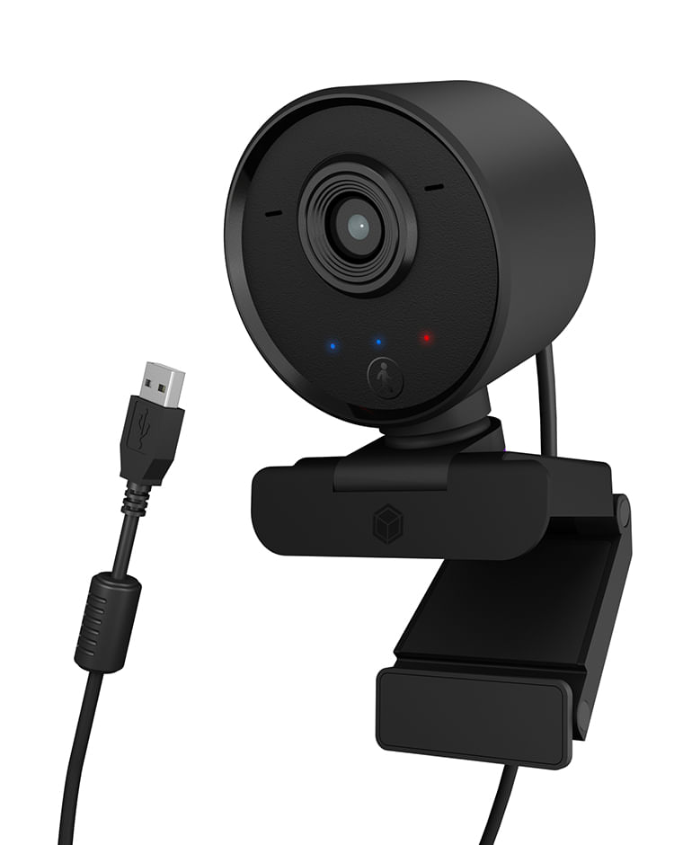 Webcam-ICY-BOX-Full-HD-nera-1920x1080-USB-2.0-con-telecomando