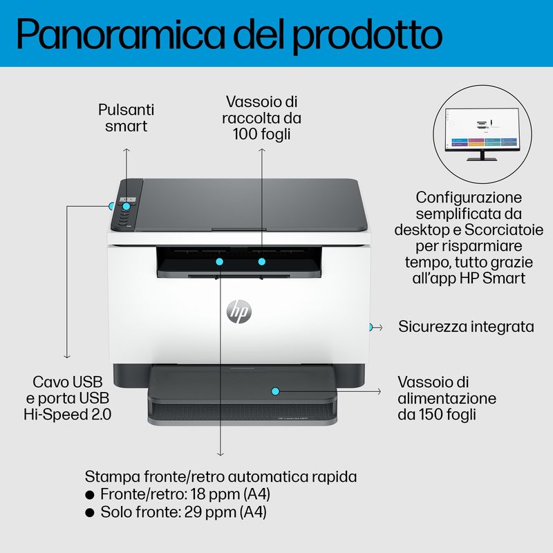 HP-LaserJet-Stampante-multifunzione-M234d