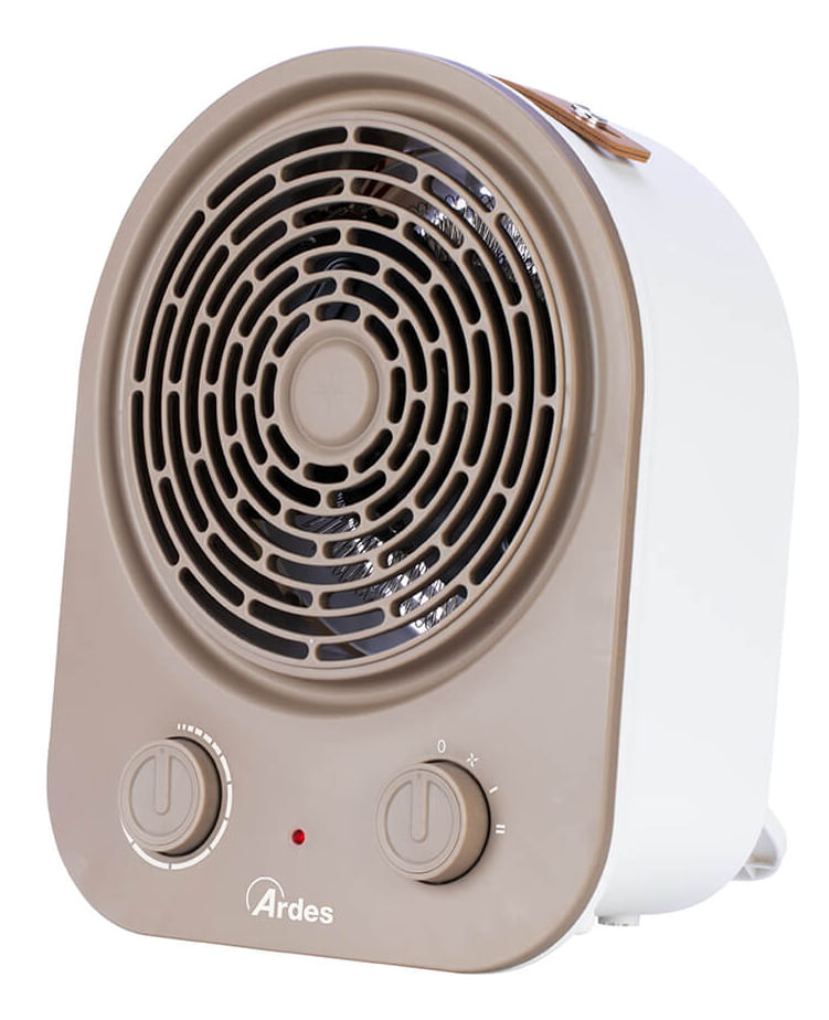 Ardes-AR4F17-stufetta-elettrica-Interno-Beige-Bianco-2000-W-Riscaldatore-ambiente-elettrico-con-ventilatore