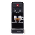 Illy Y3.3 Nera Macchina per caffè a capsule iperespresso - in omaggio 36 classic, 18 intenso