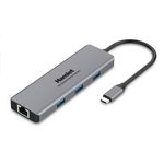 Hamlet HDKC-PD200U replicatore di porte e docking station per laptop Cablato USB 3.2 Gen 1 (3.1 Gen 1) Type-C Grigio