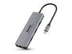 Hamlet-HDKC-PD200U-replicatore-di-porte-e-docking-station-per-notebook-Cablato-USB-3.2-Gen-1--3.1-Gen-1--Type-C-Grigio