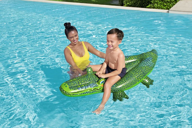 Bestway-41477-galleggiante-da-piscina-e-da-spiaggia-Verde-Fantasia-Gonfiabile-cavalcabile