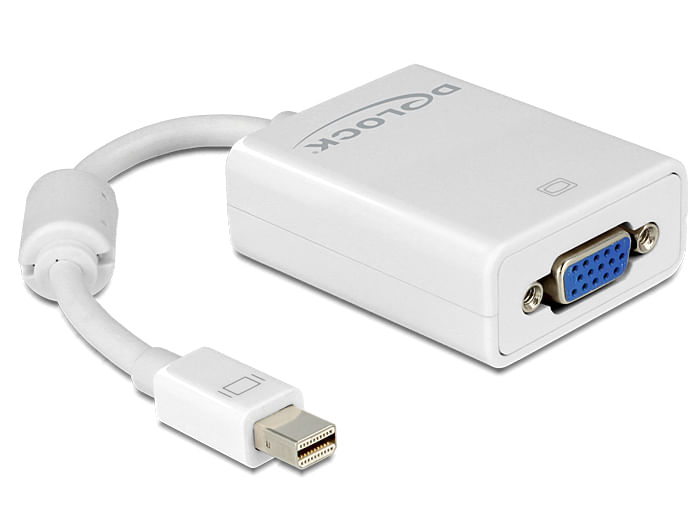 DeLOCK-Adattatore-Mini-Displayport---VGA-FM-0.18mt-VGA--D-Sub--Bianco