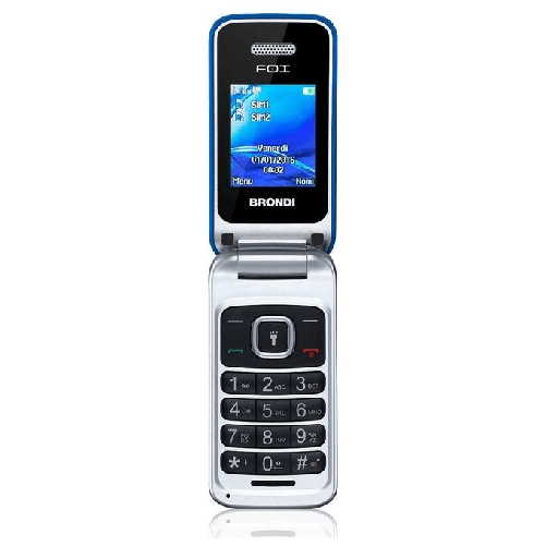 Brondi-Fox-45-cm--1.77---74-g-Blu-Argento-Telefono-cellulare-basico
