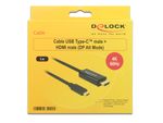 DeLOCK-85292-cavo-e-adattatore-video-3-m-USB-tipo-C-HDMI-Nero