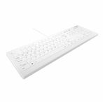 CHERRY-AK-C8112-tastiera-Medico-USB-QWERTY-Tedesco-Bianco