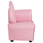 HOMCOM-Poltroncina-per-Bambini-Imbottita-Poltrona-per-cameretta-con-Rivestimento-in-PVC-e-Struttura-in-Legno-59x41.5x49cm-Rosa