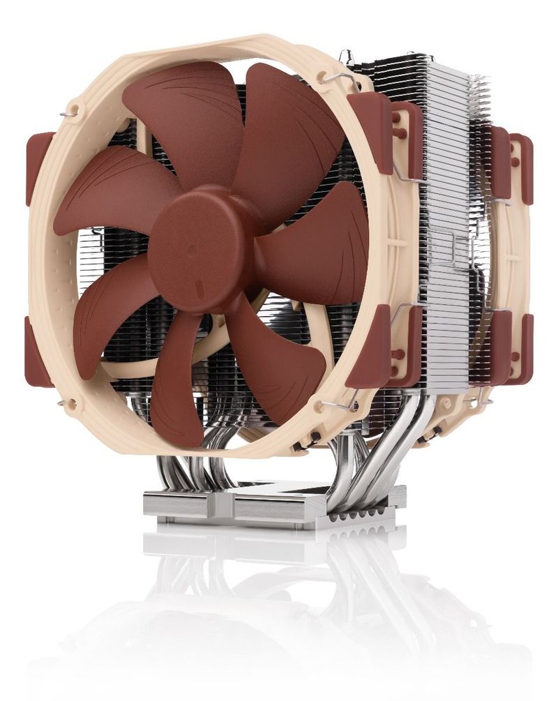 Noctua-NH-U14S-DX-4677-NH-U14S-DX-4677-Processore-Raffreddatore-d-aria-14-cm-Marrone-Marrone-chiaro-Argento