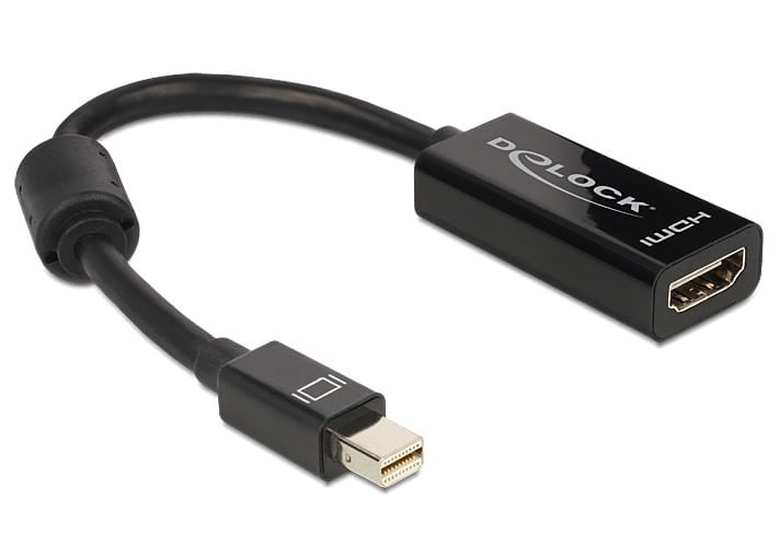 DeLOCK-Adattatore-Mini-DisplayPort---HDMI-0.18mt-HDMI-tipo-A-Standard-Nero