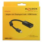 DeLOCK-Adattatore-Mini-DisplayPort---HDMI-0.18mt-HDMI-tipo-A-Standard-Nero