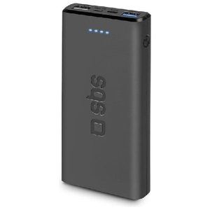SBS Power bank 10.000 mAh extra slim con porta USB 2.1A Intelligent Charge (IC)