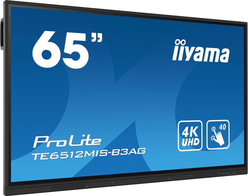 Iiyama-TE6512MIS-B3AG-Visualizzatore-di-Messaggi-Design-Chiosco-65---LCD-Wi-Fi-400-cd-m²-4K-Ultra-HD-Nero-Touch-Screen-Processore-Integrato-Android-11-24-7