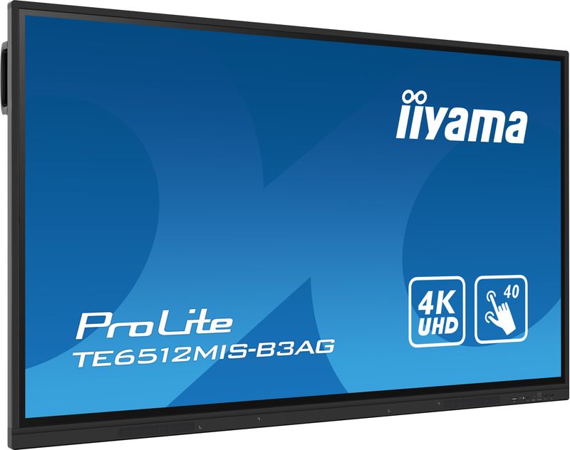 Iiyama-TE6512MIS-B3AG-Visualizzatore-di-Messaggi-Design-Chiosco-65---LCD-Wi-Fi-400-cd-m²-4K-Ultra-HD-Nero-Touch-Screen-Processore-Integrato-Android-11-24-7