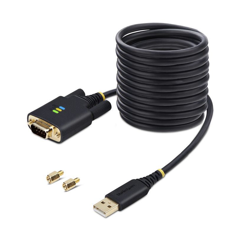 StarTech.com-Cavo-da-USB-a-seriale-da-3-m-ritenzione-COM-viti-dadi-intercambiabili-adattatore-USB-A-a-DB9-RS232-IC-FTDI-protezione-ESD-Windows-macOS-Linux