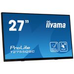 Iiyama ProLite T2755QSC-B1 Monitor PC 68,6 cm (27") 2560 x 1440 Pixel Full HD LCD Touch screen Nero