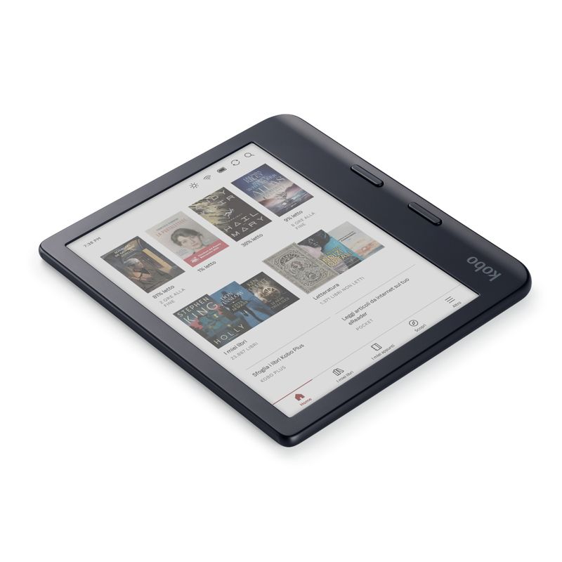 Kobo-Libra-Colour-eReader-Display-antiriflesso-a-colori-E-Ink-Kaleido-3-da-7”-Modalita--Scura-Audiolibri-Impermeabile-Nero