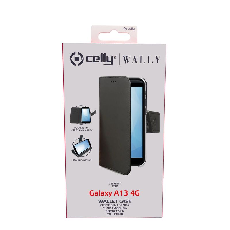 Celly-Wally-custodia-per-cellulare-168-cm--6.6---Custodia-a-borsellino-Nero