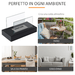 HOMCOM-Camino-Bioetanolo-in-Acciaio-Serbatoio-0.5L-35x18x21cm