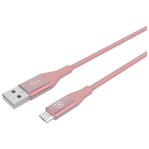 Celly-USBMICROCOLORPK-cavo-USB-1-m-USB-2.0-USB-A-Micro-USB-B-Rosa