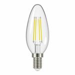 Beghelli Lampadina Led Oliva 4W e14 4000k Filament Led 2 Luce Calda Confezione 4 Pezzi