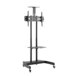 V7-Carrello-porta-TV-regolabile-in-altezza-con-inclinazione--MOBILE-TV-CART-TILT-ADJUSTABLE---ONE-DISPLAYS-UP-TO-70-INCH