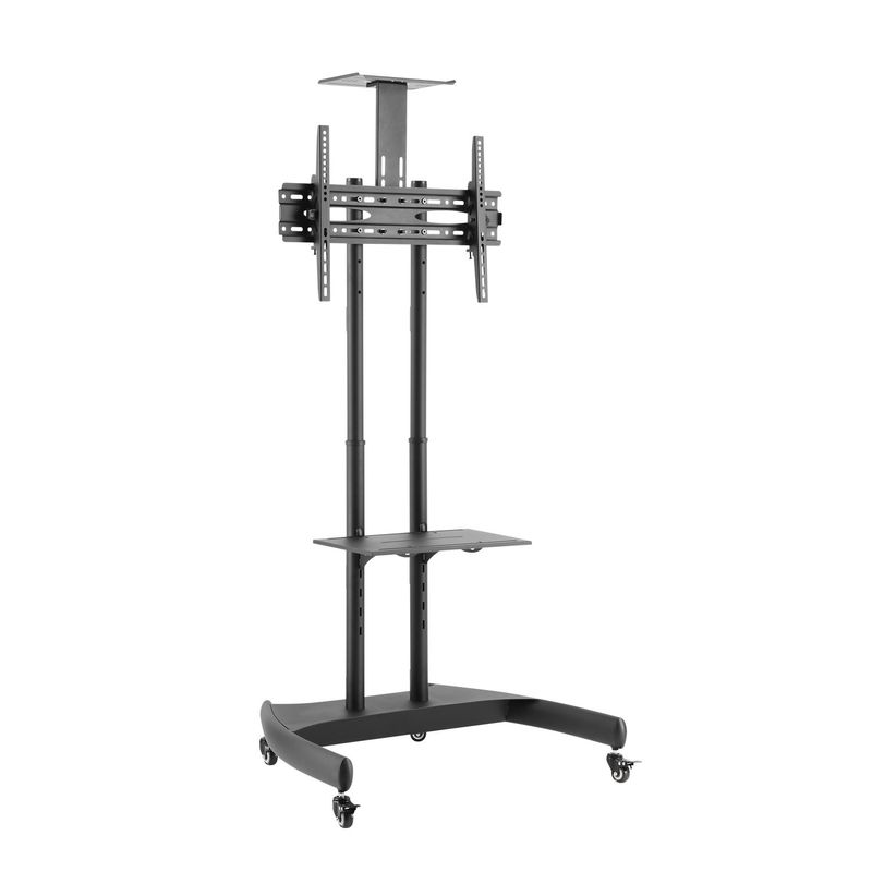 V7-Carrello-porta-TV-regolabile-in-altezza-con-inclinazione--MOBILE-TV-CART-TILT-ADJUSTABLE---ONE-DISPLAYS-UP-TO-70-INCH