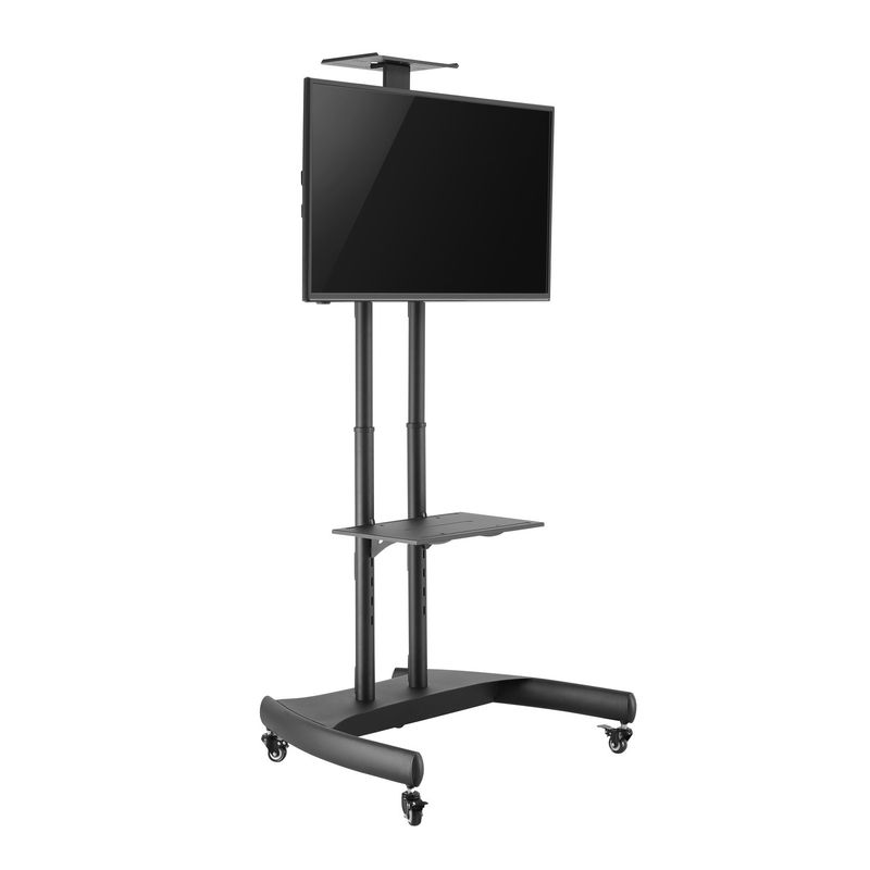 V7-Carrello-porta-TV-regolabile-in-altezza-con-inclinazione--MOBILE-TV-CART-TILT-ADJUSTABLE---ONE-DISPLAYS-UP-TO-70-INCH