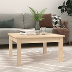 vidaXL Tavolino da Salotto 55x55x30 cm Legno Massello di Pino