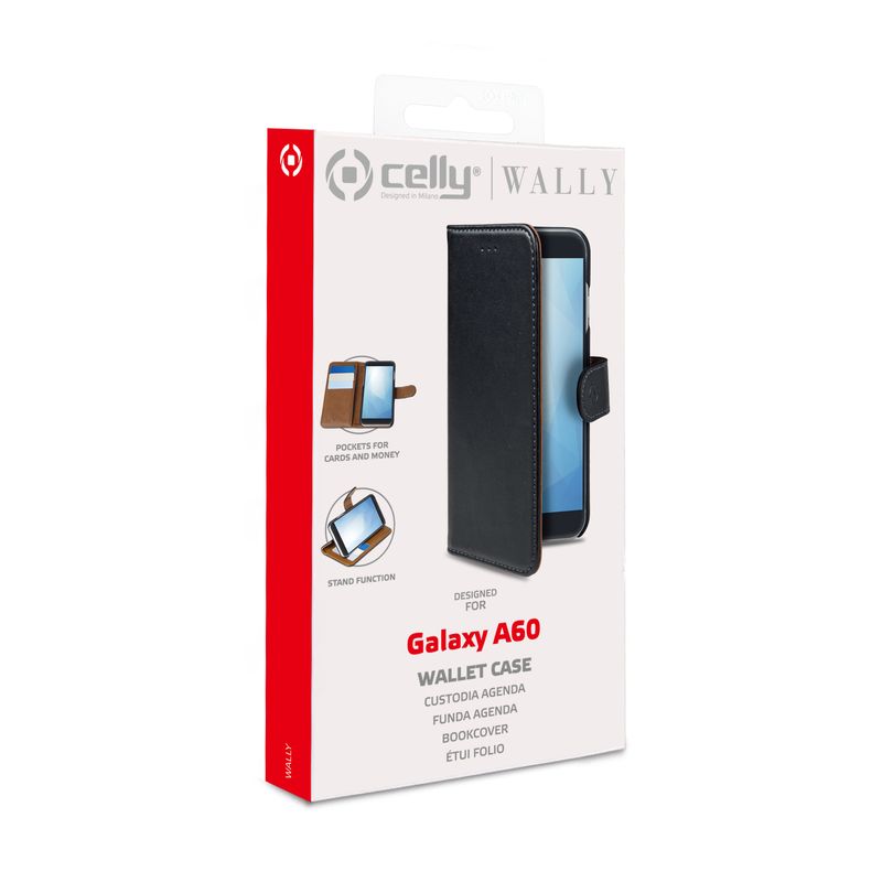 Celly-Wally-custodia-per-cellulare-16-cm--6.3---Custodia-a-borsellino-Nero