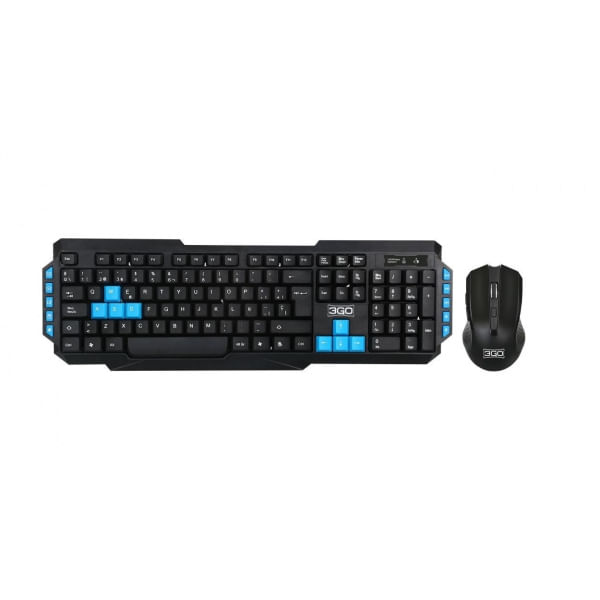 3GO-COMBODRILEW2-tastiera-Mouse-incluso-RF-Wireless-QWERTY-Spagnolo-Nero-Blu