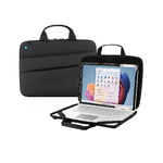 Mobilis TheOne borsa per notebook 356 cm 14 Valigetta ventiquattrore Nero (THEONE RUGGED CASE CLAMSHELL - 12.5-14IN - BL