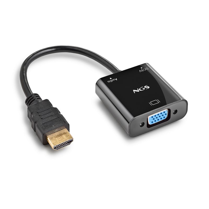 Adattatore-NGS-Chameleon-da-HDMI-a-SVGA---audio-Full-HD---cavo-di-alimentazione-incluso---Colore-nero