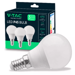 V-TAC Lampadina LED E14 45W P45 6500K (Box 3 Pezzi)