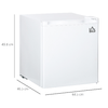 HOMCOM-Frigo-Portatile-46L-Ripiano-Removibile-Temperatura-Regolabile-44.5x46.5x49.8cm