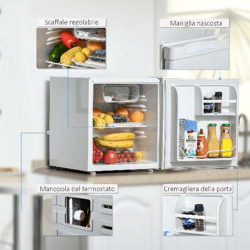 HOMCOM-Frigo-Portatile-46L-Ripiano-Removibile-Temperatura-Regolabile-44.5x46.5x49.8cm