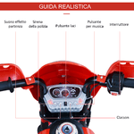 HOMCOM-Moto-da-Cross-Elettrica-per-Bambini-di--3-Anni-Moto-Giocattolo-109×52.2×70.5cm-Rosso