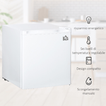 HOMCOM-Frigo-Portatile-46L-Ripiano-Removibile-Temperatura-Regolabile-44.5x46.5x49.8cm