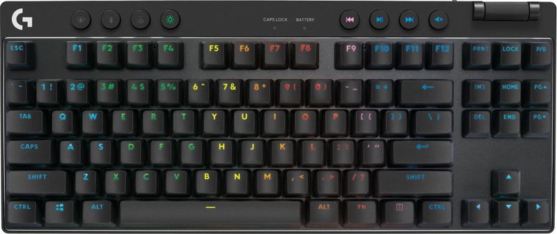 Tastiera-Logitech-G-PRO-X-TKL-Giocare-RF-senza-fili--Bluetooth-QWERTY-US-Internazionale-Nero