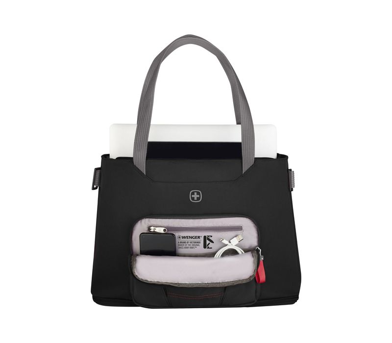 Wenger-Motion-Deluxe-Tote-Chic-Black