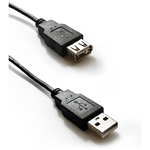 Atlantis Land P019-UB2-AAMF-5 cavo USB 5 m USB 2.0 USB A Nero