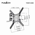 ITB-NETVWM1430BK-Supporto-da-Parete-per-TV-Full-Motion-23-55--