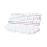 Logitech G G715 tastiera RF senza fili  Bluetooth QWERTY US International Bianco (G715 WIRELESS GAMING KEYBOARD - - OFF