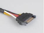 Akasa-Sata-Power-Cable-Extension-Nero-03-m--Sata-Power-Extension-Cable-