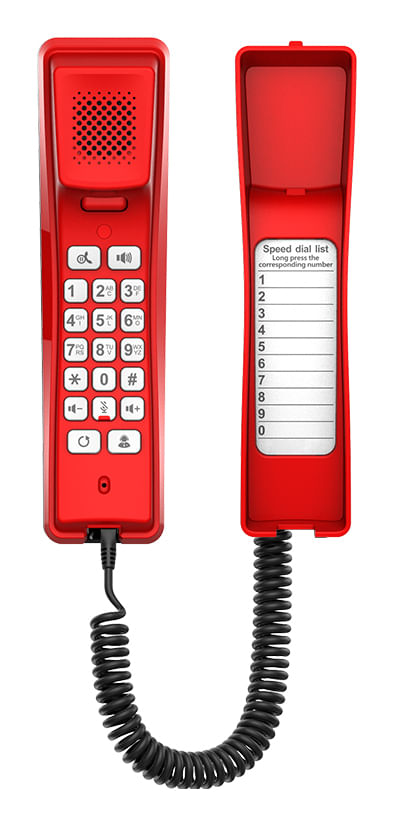 Fanvil-H2U---Hotel-Entry-Level-SIP-Phone---Red