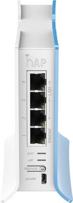 MikroTik-hAP-lite-tower--WiFi-Router--RB941-2nD-TC-24GHz-4x-RJ45-100Mb-s