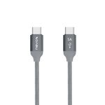 Nevox Cavo USB Type-C a Type-C nevox 20V/5A (100W) Emark IC 05 m grigio argento (1652)